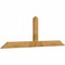 Ekena Millwork Portland Rough Sawn Timber Gable Bracket, Western Red Cedar, 96"W x 32"H x 2"D x 6"F, 8/12 Pitch GBW096X32X0206POR00RWR - alternate 3